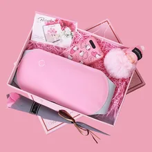 Теплый пояс матки Электрический нагрев желудка боль теплота прижигания пакет для девочки дисменорея менструальный период для девочки любовь подарок