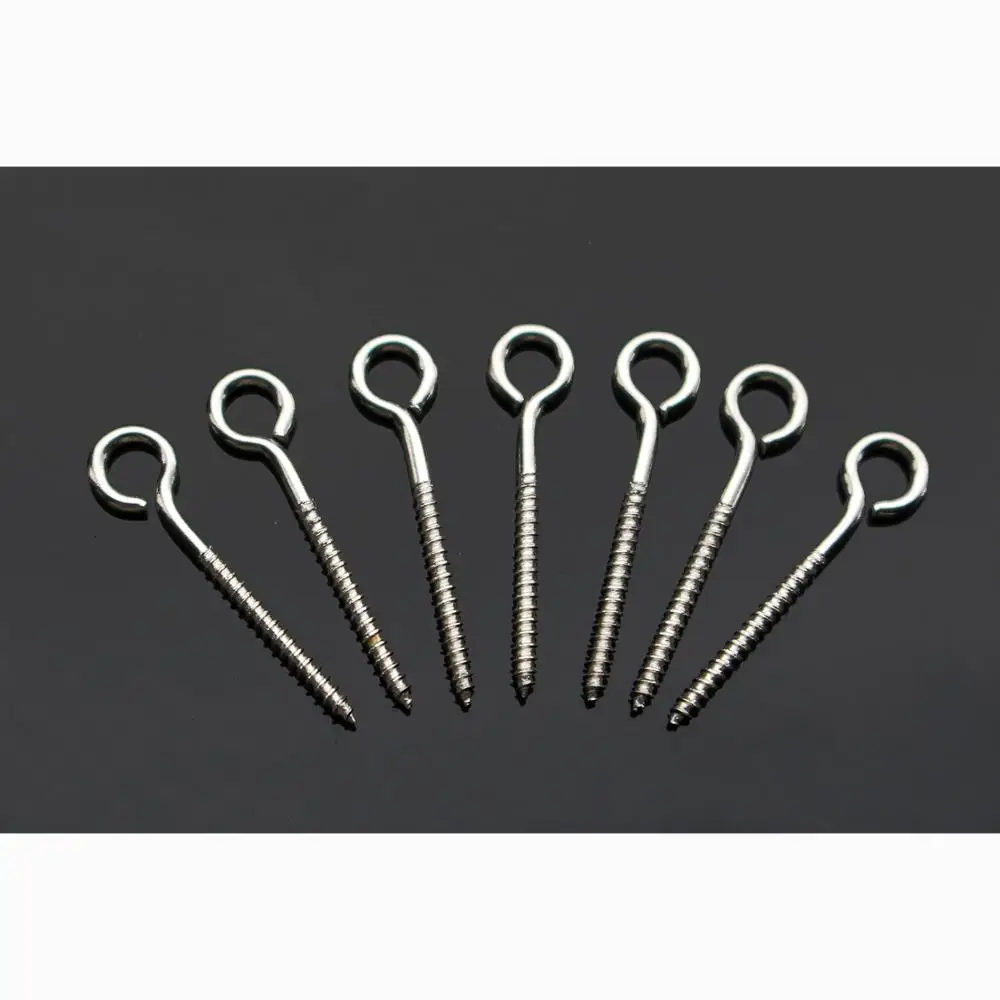 

Tigofly 100 pcs 25mm Screws Stainless Steel Plug Hardware Jerk Baits Lure Making DIY Fishing lure