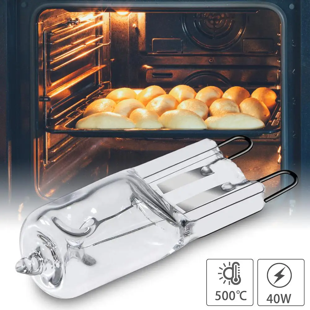 40W 220V Ampoule halogène haute température pour four, G9, utilisation Cdiscount Jardin