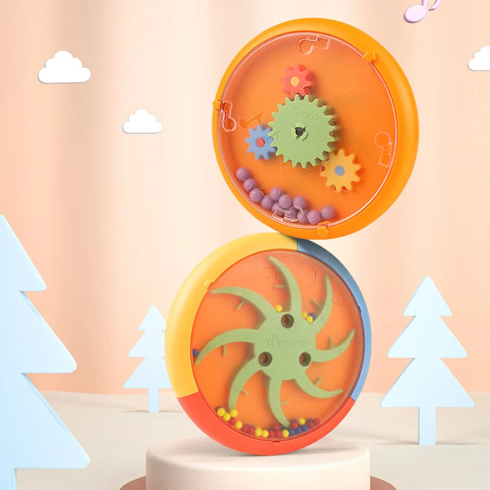 Вращающийся маленький лабиринт игрушка интеллектуальное развитие 3D стерео вращение лабиринт поворотный стол детей интеллект игрушечный поворотный стол ребенка