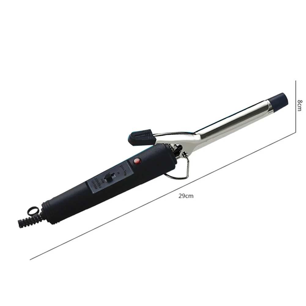 New Women Fashion Manual Rotating Ceramic Barrel Curl Iron Hair Curler Styling Tool
