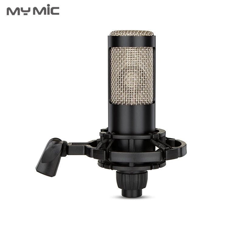 My Mic M6X профессиональный конденсаторный компьютерный игровой микрофон большой мембранный Студийный микрофон с подставкой для записи