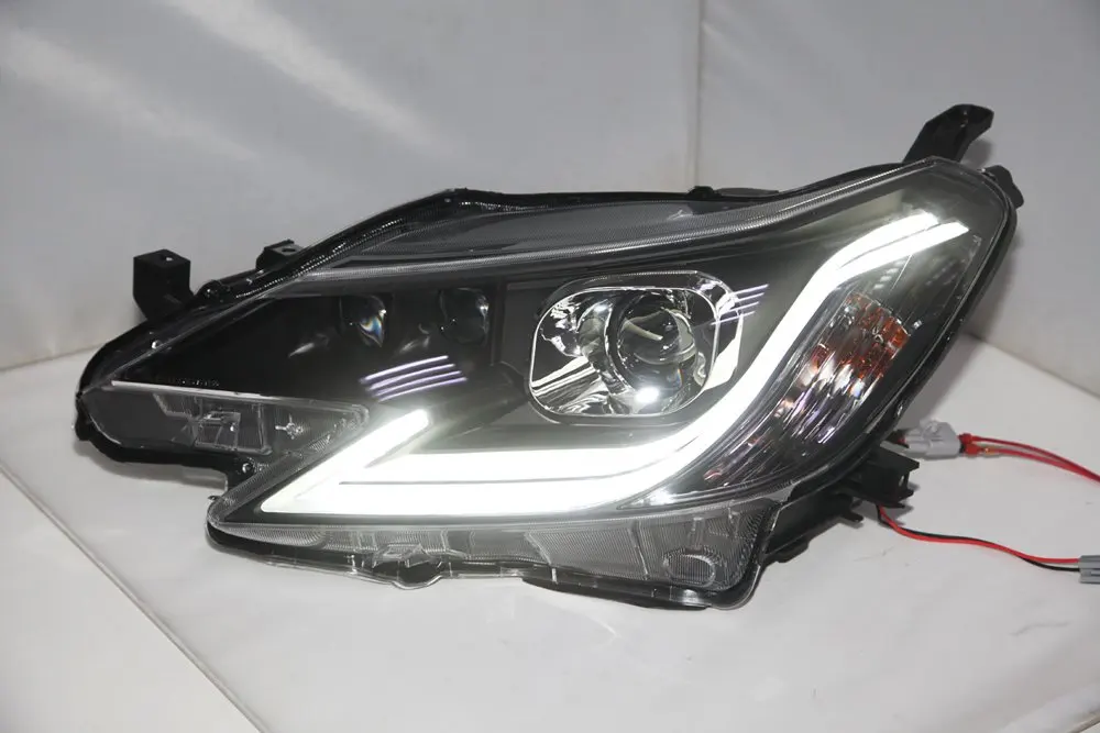 2 шт. передние фары для TOYOTA Марка «vertiga» для рейза головной светильник s 2013 год с дневным ходовым светильник