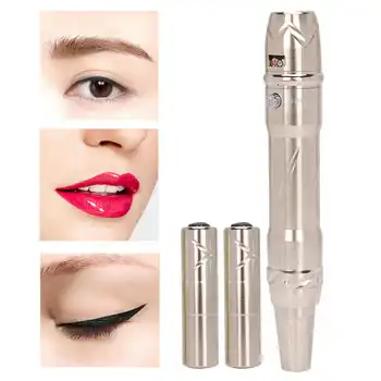 

Microblading Tattoo Pen Semi-Permanent Eyebrow Lip Eyeliner Rotary Tattoo Machine Pen Body Art Makeup Tattoo Pen Gun US Plug