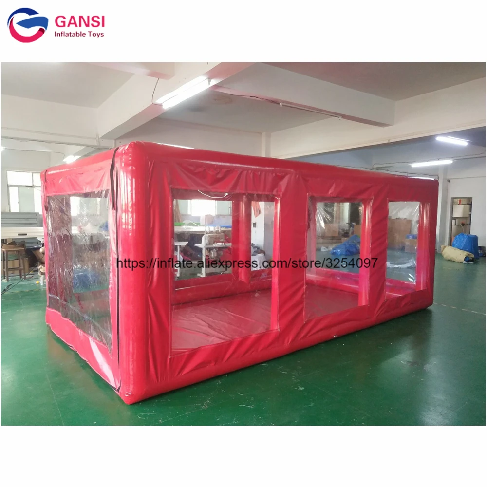 inflatable red car tent01