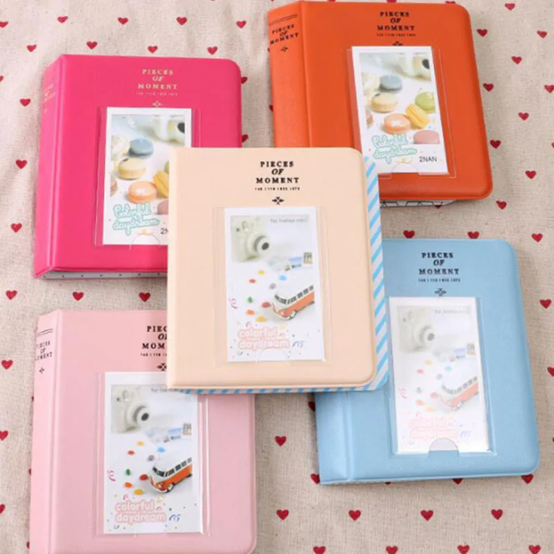 

3 Inch Photo Collection Picture Case Storage Memory Book Craft Business Card Package 64 Pockets Large Capacity