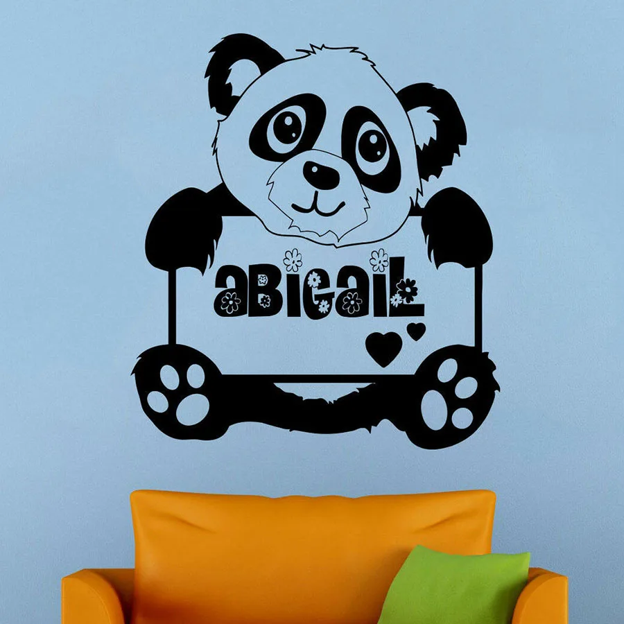 name wall art nursery