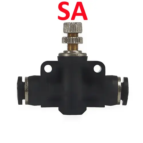 High Quality Black Pneumatic Fitting Pipe Connector Tube Air Quick Fittings 3/4/6/8/10/12/14/16mm PU PY PK PE PV SA HVFF  PZA PM - Image 9