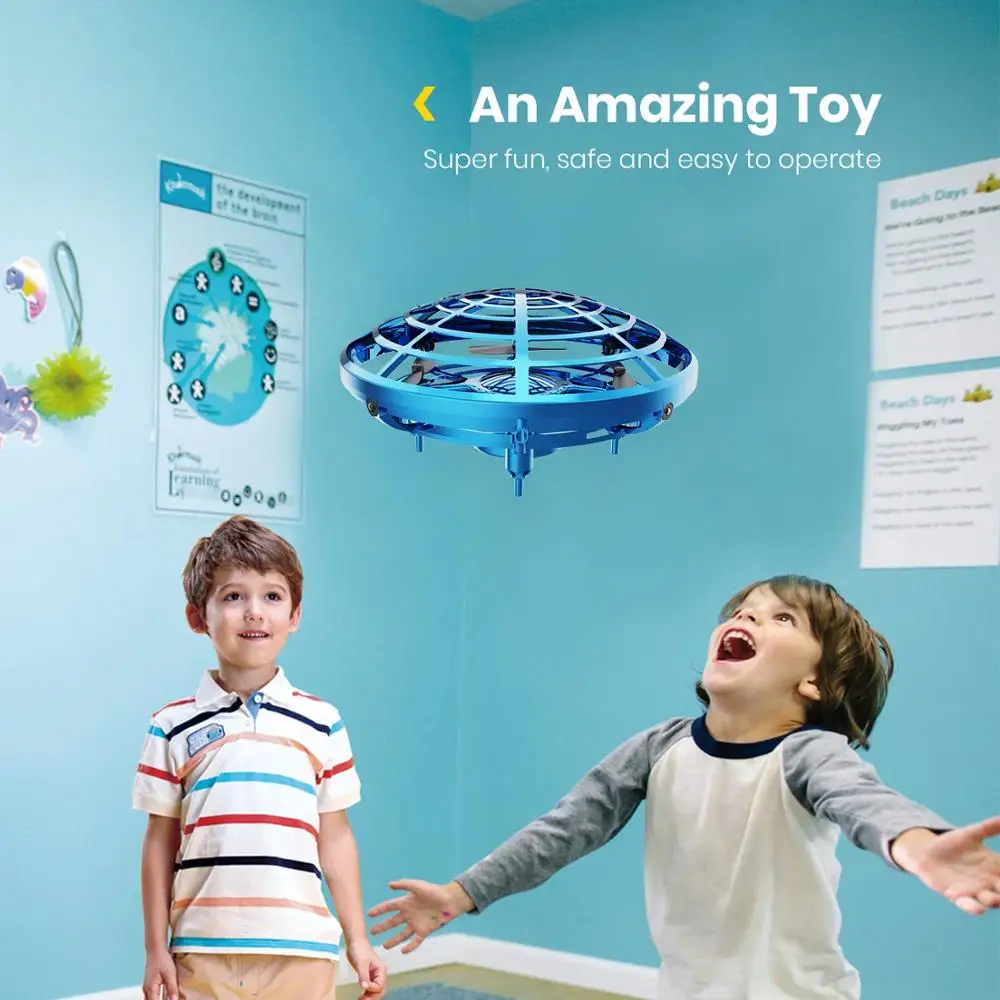 DEERC Mini UFO Drone 360 Rotating Hand Flying Ball Anti Collision Aircraft Sensor Magic Hand Flying Helicopter UFO Ball For Kids DEERC Mini UFO Drone 360 Rotating Hand Flying Ball Anti Collision Aircraft Sensor Magic Hand Flying Helicopter UFO Ball For Kids