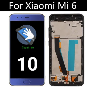 

with Fingerprint 5.15" FOR Xiaomi mi Mi6 LCD Display+Touch Screen Digitizer Replacement Accessories For Xiaomi Mi 6 LCD isplay