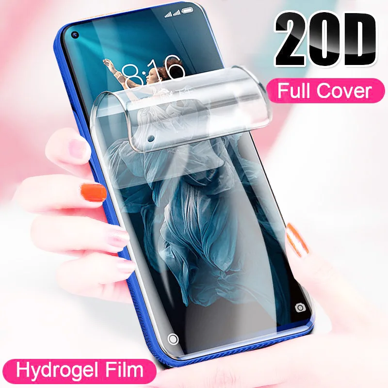 

20D Full Cover Screen Protector Film On The For Huawei Honor 10i 8 9 10 Lite 8X 9X 7a 20 Pro Hydrogel Protective Film Not Glass