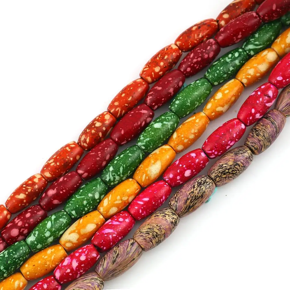 DoreenBeads Fashion Wood Spacer Beads Oval Brown 15mm x 8mm Hole: Approx 2.8mm 47cm long 1 Strand (Approx 32 PCs/Strand) | Украшения и