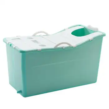 

Folding Adult Bath Barrel Super Large Thickened Plastic Bath Barrel Full Body Bath Household Bath Bath Toilet