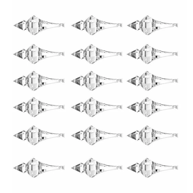 

60 Acrylic Crystal Pendant Beads Garland Chandelier Hanging Pendants Wedding Curtains Party Decor Home Decoration Birthday Gifts