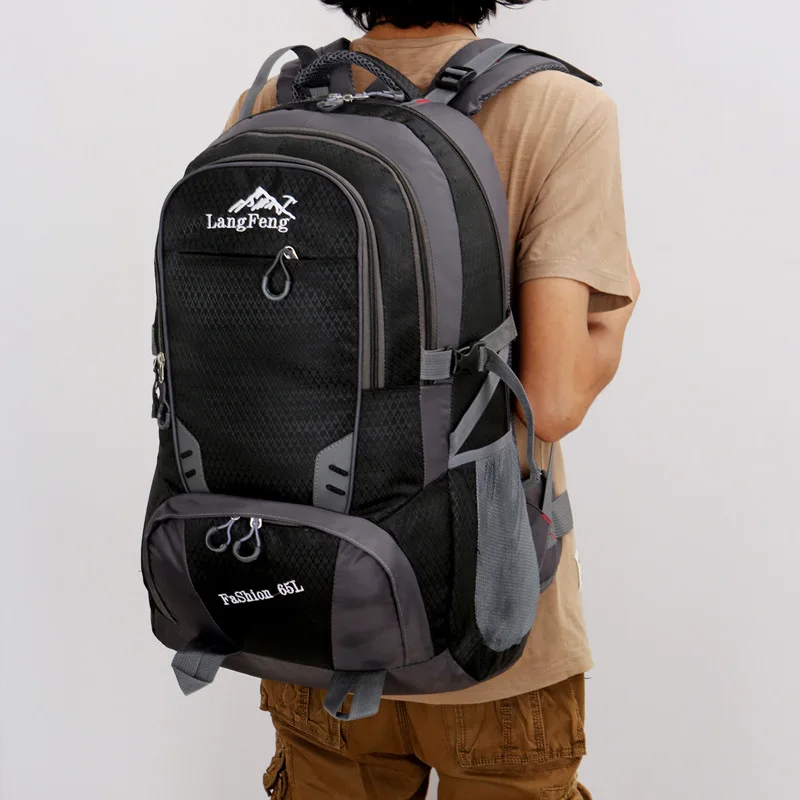 

New Style Europe And America Day Nylon Backpack Outdoor Backpack Open Country Light Mountaineering Bag Waterproof Men's Backpack