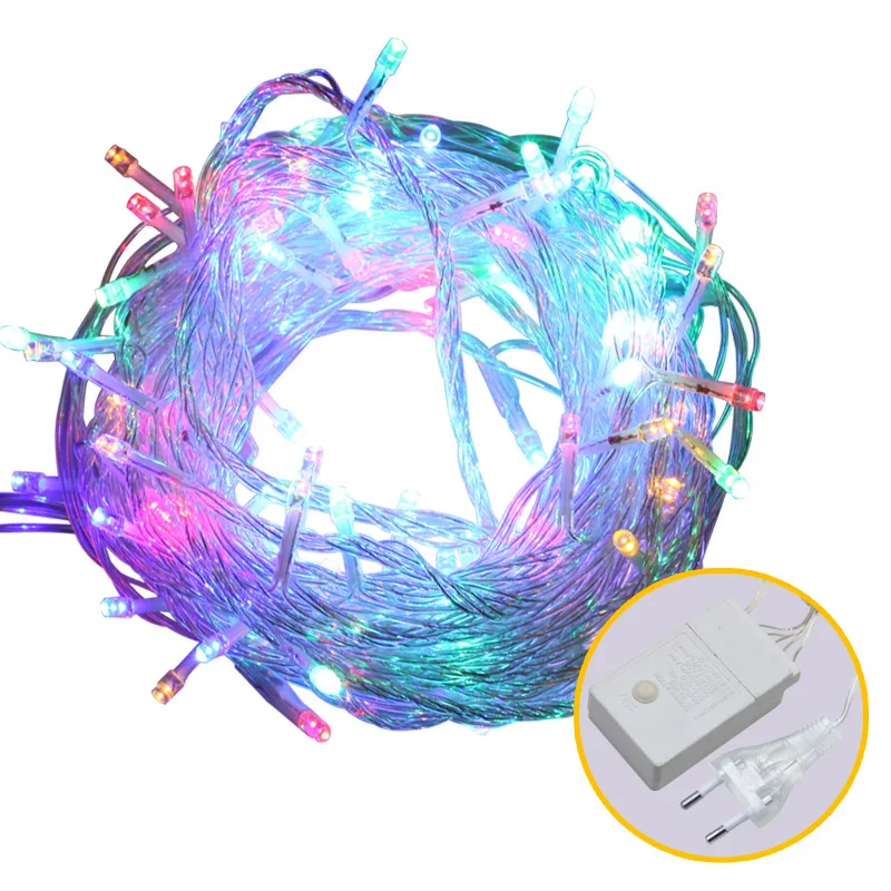 

Spring Festival Section Decoration Outdoor Courtyard LED Colored Lamp Flashing Light String Lights Stars 10 M 100 Star Light Str