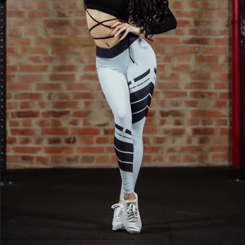 

Fashion Women Sweatpants Elastic Mid Waist Spotted Letter Printed Sweatpants Female Skinny Streetwear Trousers