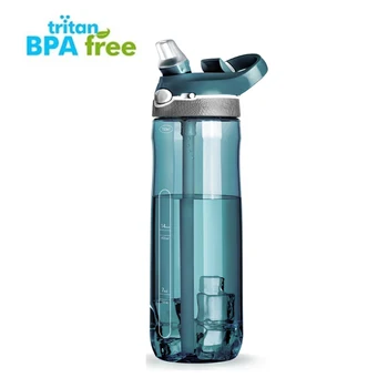 

Water Bottle with Straw Perfect for Fitness Gym Camping Leakproof Outdoor Sport Straw Bottle 25OZ with BPA Free