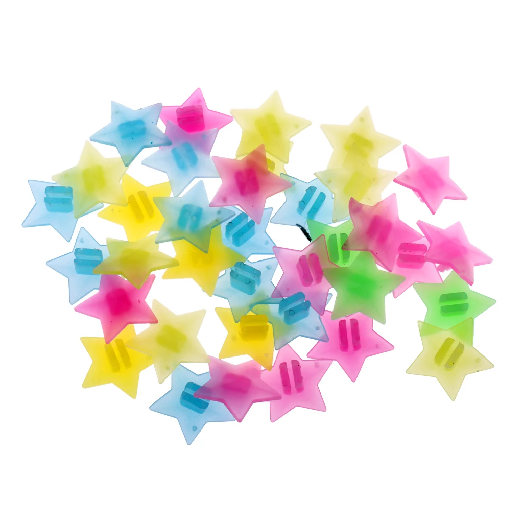 MagiDeal 36pcs Cycling Luminous Clip Wheel Spoke Decoration Bike