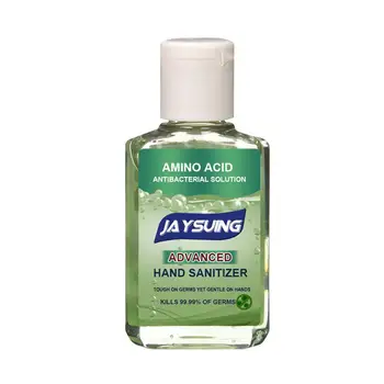 

2Bottle 60ml Portable Moisturizing Hand Sanitizer Gel Effective Hand Cleaner Disposable Rinse Free Gel For Hands Daily Care