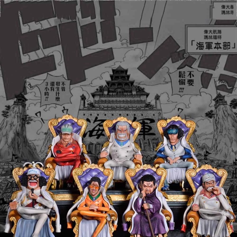 cm Anime One Piece General Of The Navy Sakaski Kohza Kprusoian Fujitora Isshiou Pvc Action Collection Figure Model Gift Luffy Action Figures Aliexpress