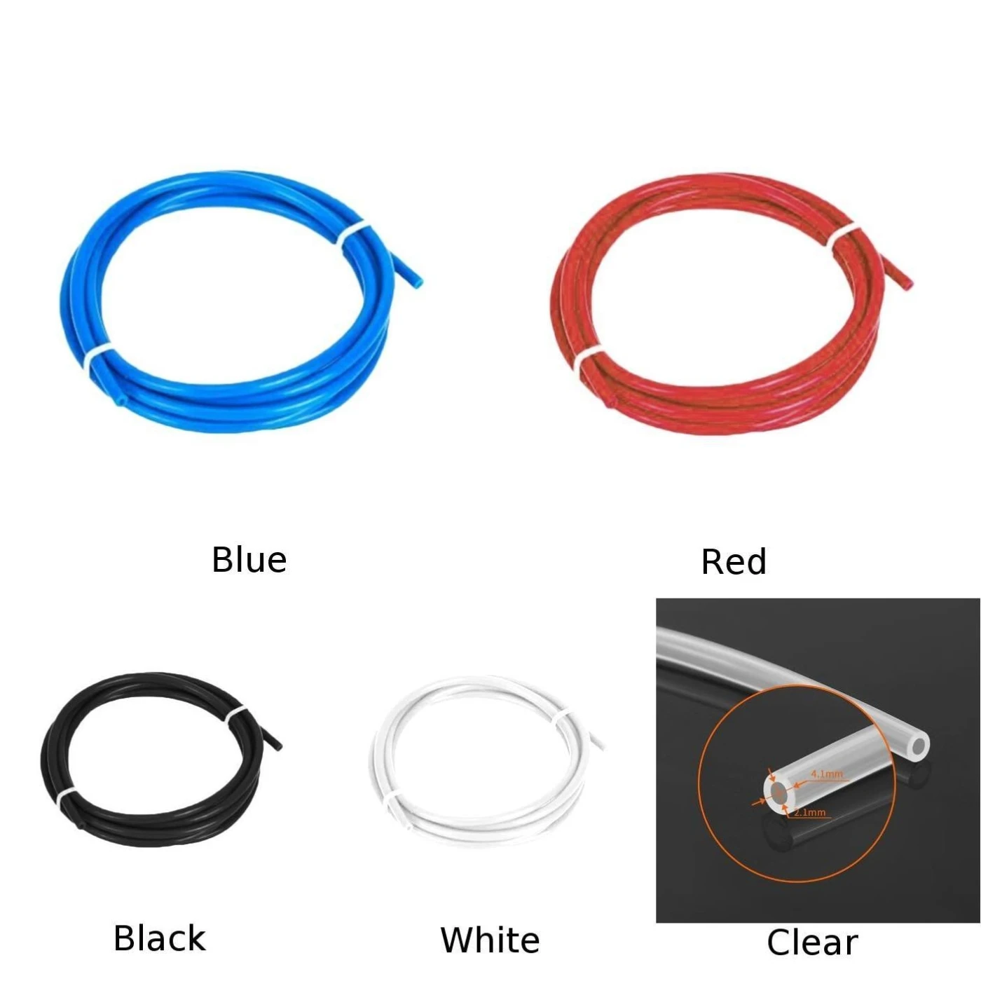 1 метр PTFE шланг подачи сопла на большие расстояния для обновления CR10/Ender 3 для 3d принтера части аксессуары поставки