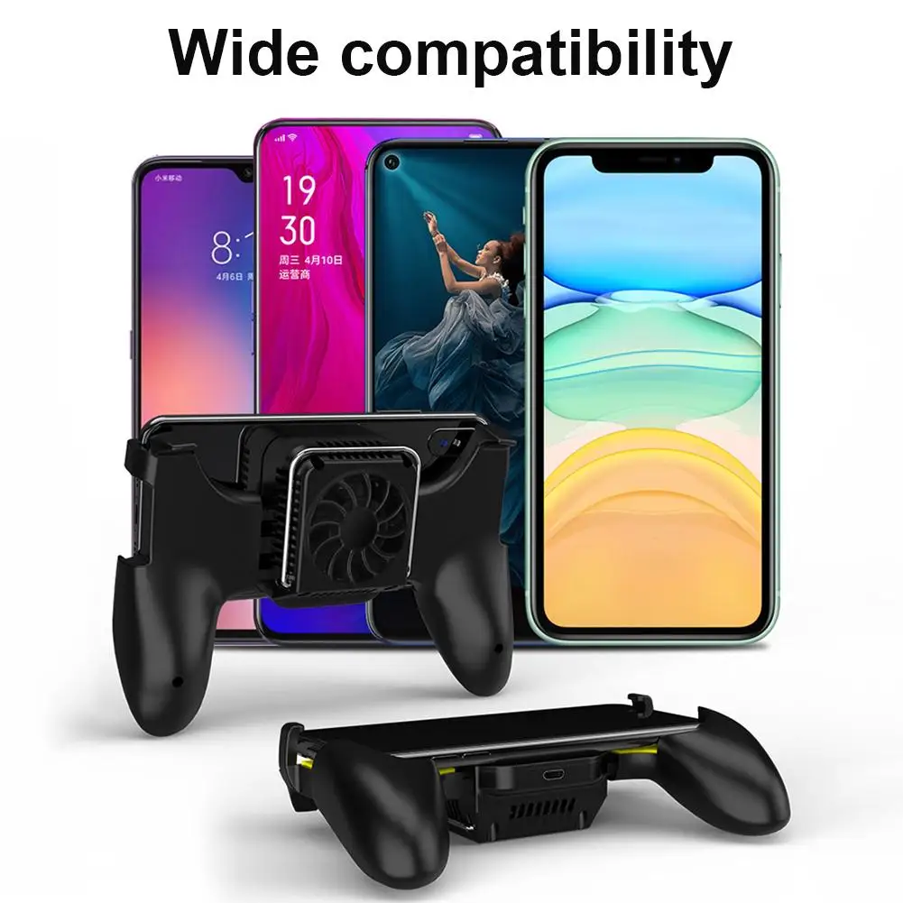 Mobile Game Controller Mobile Cooling Gaming Joysticks Semiconductor Heat Dissipation Gamepad For 4-6.5inch Android IOS Phone Mobile Game Controller Mobile Cooling Gaming Joysticks Semiconductor Heat Dissipation Gamepad For 4-6.5inch Android IOS Phone
