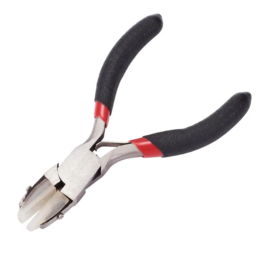 Nylon Jaw Pliers Carbon Steel Nose Plier For Jewelry Bending Beading Pliers  Polishing Handmade Jewelry Making Craft Tools