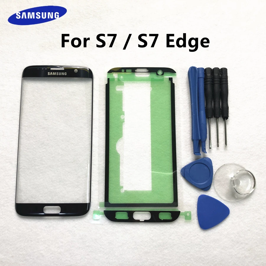 Сменное внешнее стекло для Samsung Galaxy S7 Edge G935 G930 ЖК дисплей сенсорный экран Переднее