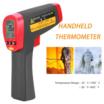 

UNI-T UT300S Infrared Digital Thermometer Industrial Non-contact Thermometer Digital Gun Temperature Measurement Device