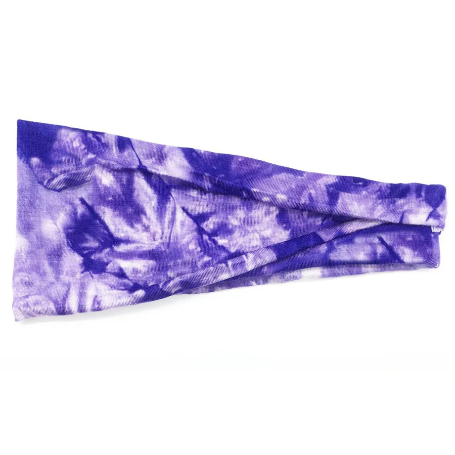 14 Tie Dye Велоспорт Йога Спортивная Повязка от пота мужчины Sweatband для мужчин женщин головные повязки для йоги головы Налобные повязки Спортивная безопасность - Цвет: 14