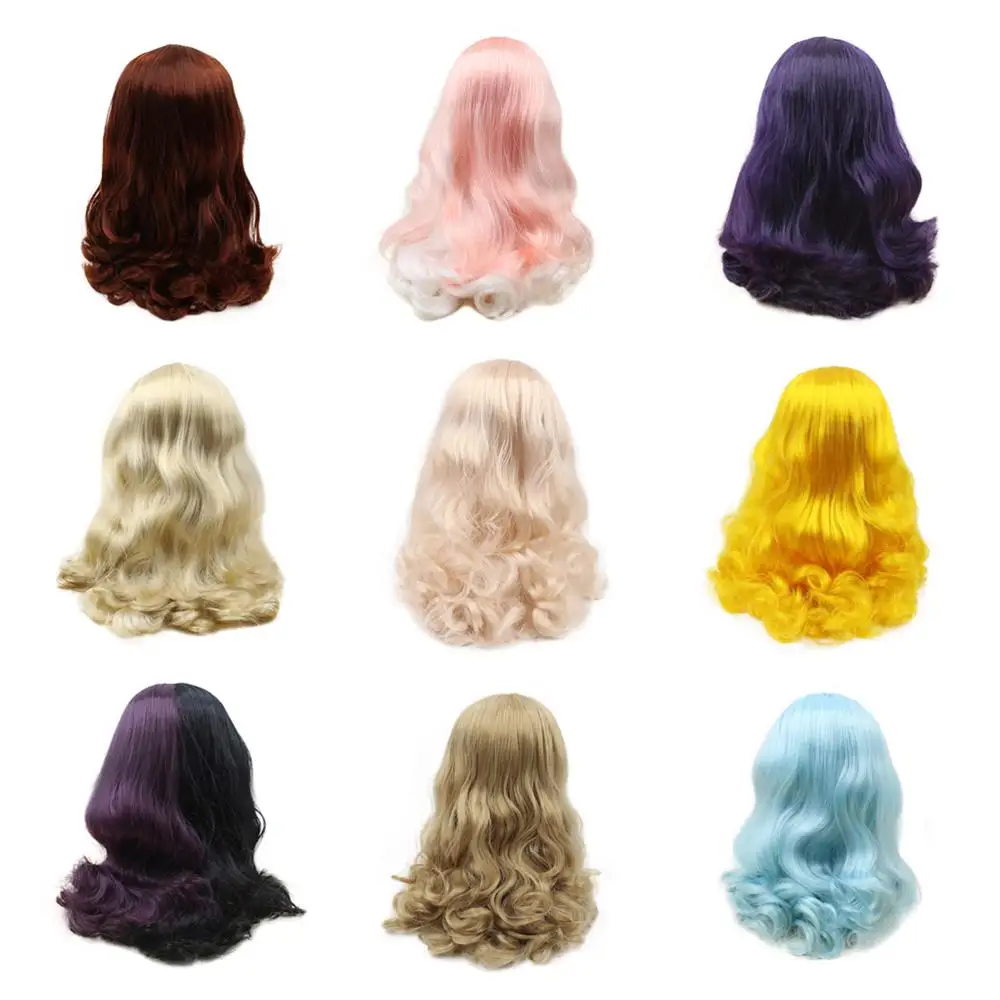 Кукла blyth icy RBL парики для кожи головы мягкие волосы с челкой или без нее|wigs doll hair|hair