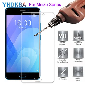 

9H Protective Glass on the For Meizu M8 Lite M6 M5 Note M6S M6T M5S M5C Meizu C9 Pro Screen Protector Tempered Glass Film Case