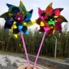20Pcs Plastic Windmill Pinwheel Wind Spinner Kids Toy Garden Lawn Party Decor Toy Gift For Boys Girls Baby adult Lawn Pinwheels 1