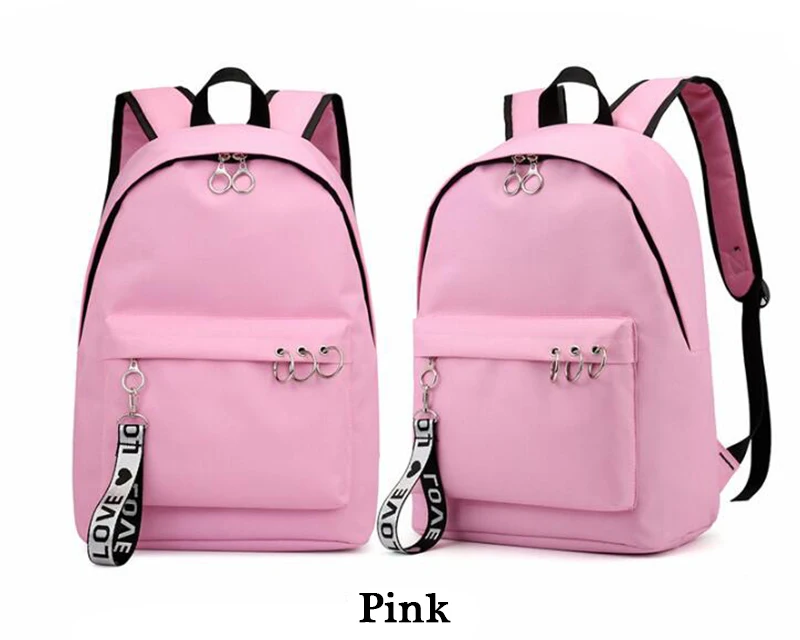 Billie Eilish рюкзак на молнии Sac Dos usb зарядка Mochila розовые сумки мужские противоугонные Kpop школьные сумки для девочек-подростков