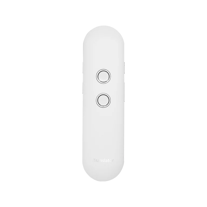 Интеллектуальный 42 языковой переводчик Bluetooth переводчик в режиме реального времени переводная машина путешествия встречи голосовые переводчики - Цвет: White