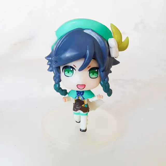 Genshin Impact Anime Cosplay Venti Diluc Paimon Amber Travelers Dolls Kawaii Cartoon Toys Gifts venti