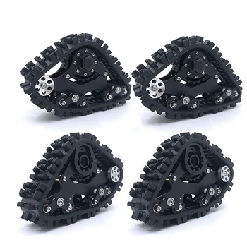 

for RC TRX4 Tracks Wheel Sandmobile Conversion Snow Tire for 1/10 RC Traxxas Trx4 Upgrade Parts