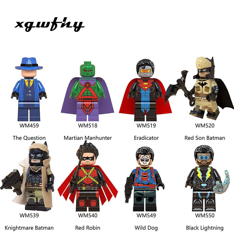 

New model building blocks action super hero Nightmare Batman Dark Metal movie Series boy diy toys for children gift jm117