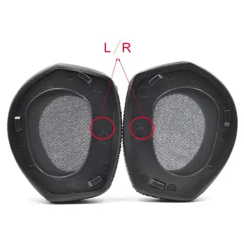 

1Pair Frog Skin Leather Earpads Ear Cushion for Senn-heiser HDR RS175 Headset Y1AE