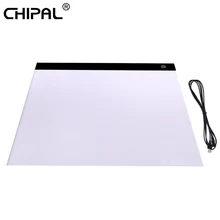 Chipal a3 led almofada de luz tablets gráficos artcraft rastreamento caixa de luz placa de cópia pintura desenho tablet esboçar painel