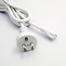 SAA 3 Pins Plug Au power leads with 1.5 Meter H03VV-F cable for Integrated T5 socket Led Tube Light
