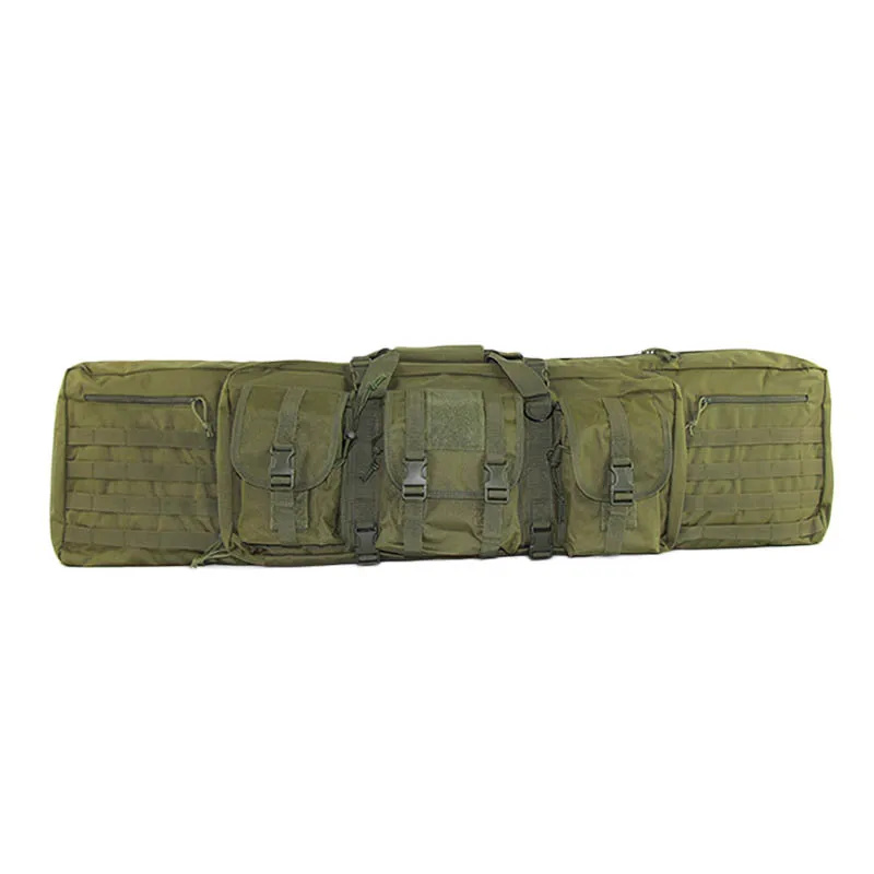 120 см Военная нейлоновая сумка для винтовки, чехол, рюкзак с двойной винтовкой, сумка для страйкбола, Портативная сумка для стрельбы на открытом воздухе, аксессуары для охоты - Цвет: Green