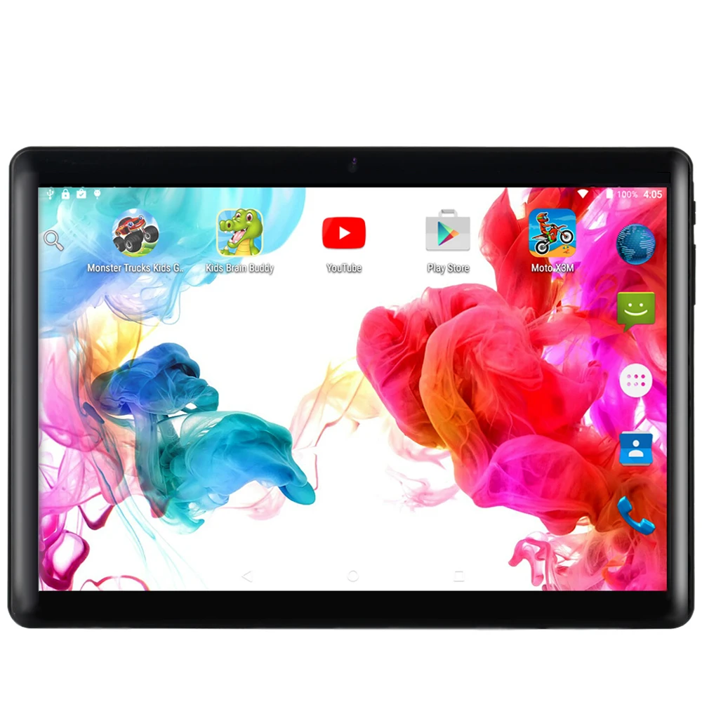 US $85.57 101 inch Tablet pc Android 90 Octa Core 3G Phone Call Tablets 4GB64GB ROM Bluetooth 40 WiFi 25D Steel Screen Tablet