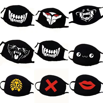 

Lovely Cartoon Cotton Masks Festive Party Respirator Keep Warm Cotton Cute Bear Mask Camouflage Anti Dust Mouth Muffle Respirato