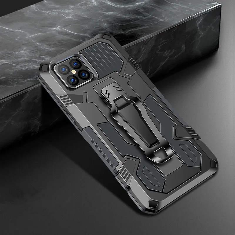 Armor Phone Case For Samsung Galaxy A2 J2 J4 J6 J7 NXT A01 Prime Plus Core Rugged Aluminum Magnetic Stand Metal Anti-fall Cover