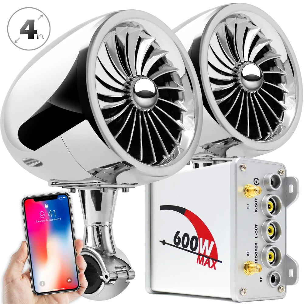 motorcycle bluetooth audio system