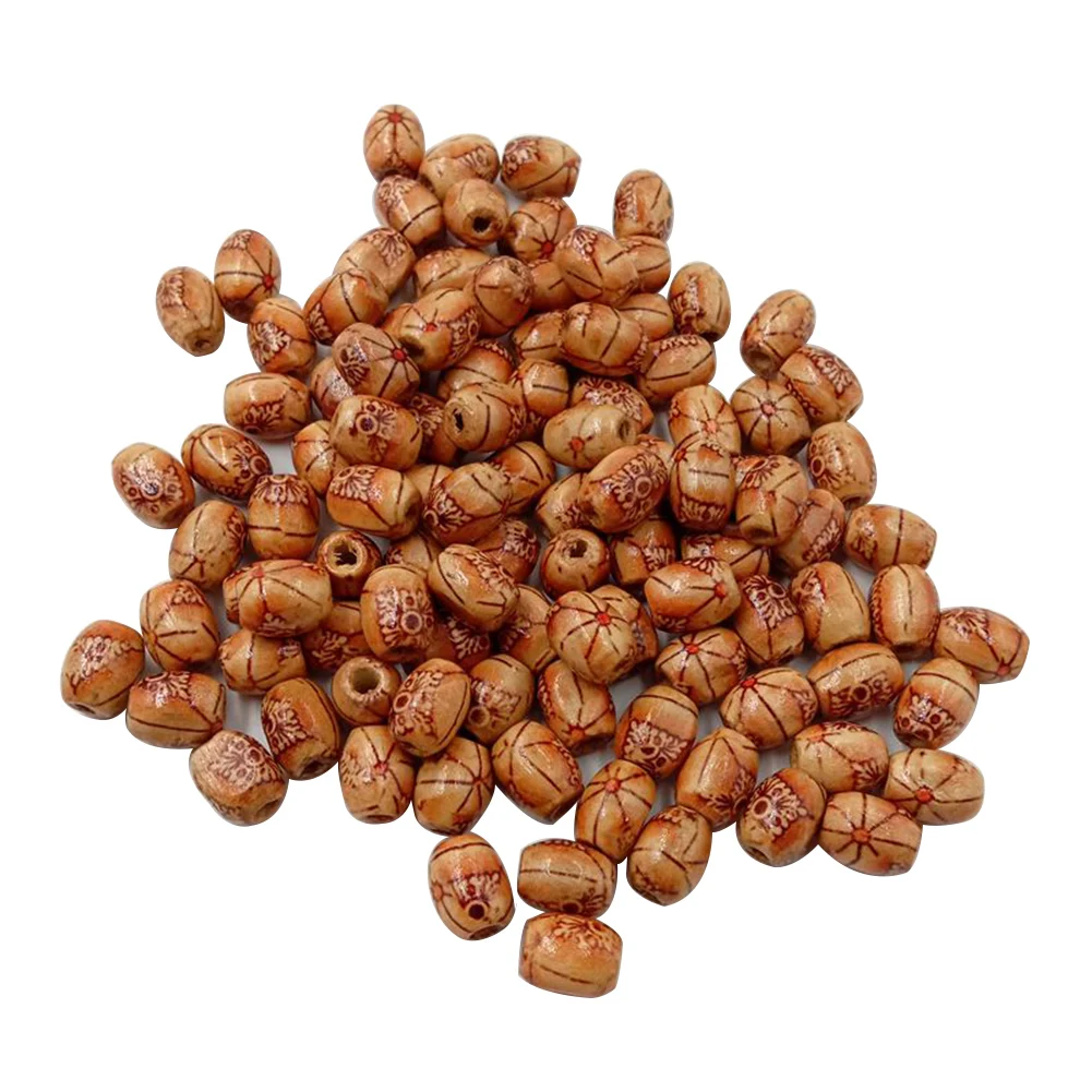 Бусины россыпью из натурального дерева для самостоятельного изготовления