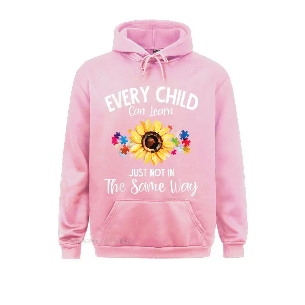 Special Education Teacher Gift Every Child Learns Special Ed Mens Hoodies Printed Sweatshirts Leisure Clothes New Design