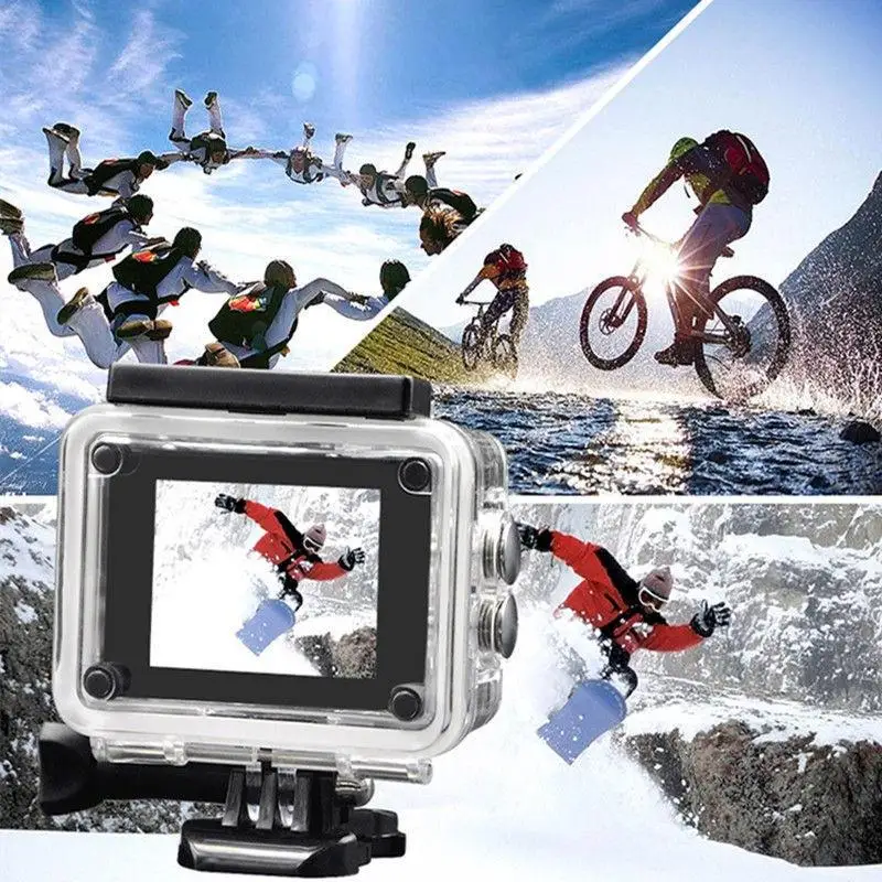 action camera battery life Ultra HD H9 4K Action Camera WiFi 12MP 2 Inch 30M Go Waterproof Pro 170 D Helmet Bicycle Video Recording Camera Sports Camera action camera as webcam